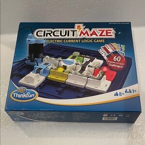 Thinkfun Circuit Maze electric current Logic Game 60 beginner-expert challenges
